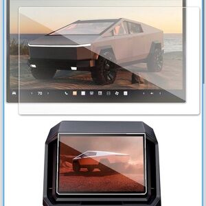Tesla Cybertruck Screen Protector Front and Back Screen